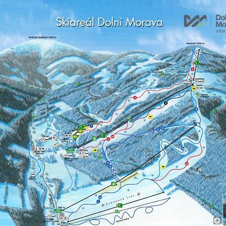 Modry Apartman Dolni Morava Ngoại thất bức ảnh